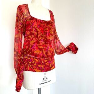 Diane Von Furstenberg Vintage Floral blouse